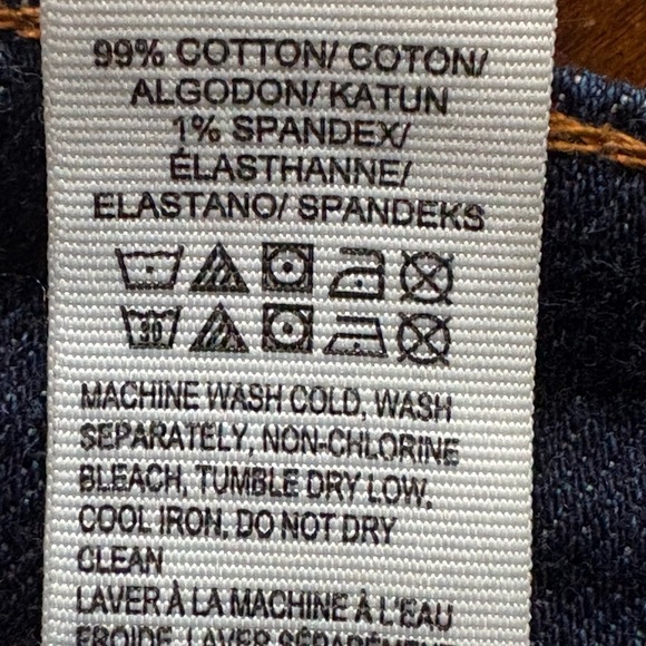 Lucky brand handcrafted woman’s the rollup denim dark wash shorts size 2/26 used - Picture 7 of 7